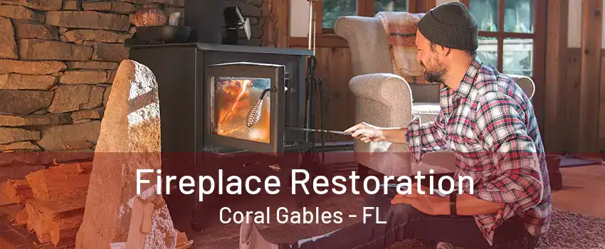 Fireplace Restoration Coral Gables - FL