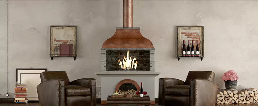 Thelin Hearth Products Providence Pellet Insert Fireplace Installation in Coral Gables, FL